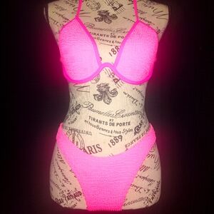 Vibrant Pink Bikini Set